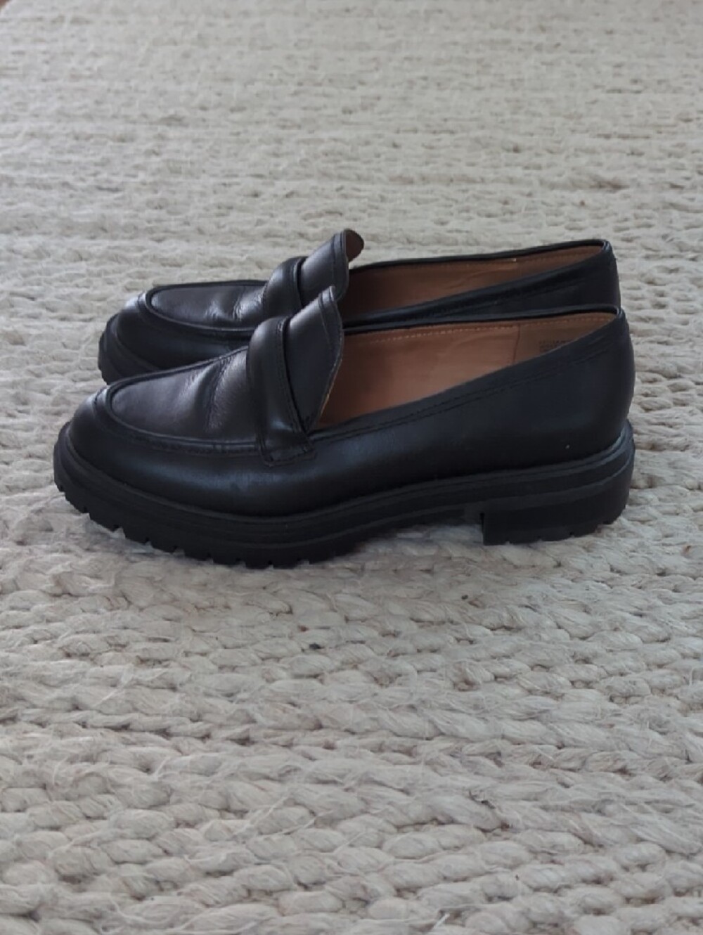 Madewell Black Leather Loafers - Picture 5 of 6